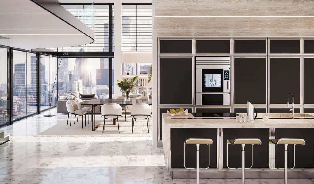 SuperOven Model 1S features a built-in professional hood